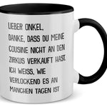 22Feels® Onkel Geschenk - Tasse mit Spruch (Weiss-Schwarz, 320ml)-TwoTone Tasse Weiss-Schwarz 320ml-22Feels