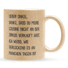 22Feels® Onkel Geschenk - Glitzertasse mit Spruch (Gold, 320ml)-Glitzertasse Gold 320ml-22Feels