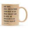 22Feels® Tante Geschenk von Nichte - Glitzertasse mit Spruch (Gold, 320ml)-Glitzertasse Gold 320ml-22Feels