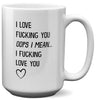 22Feels® Pärchen Geschenk zum Jahrestag, Hochzeitstag, Valentinstag etc. - XL Tasse mit Spruch (Weiss, 440ml)-Weisse XL Tasse 440ml-22Feels