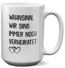 22Feels® Ehepaar Geschenk zum Hochzeitstag, Valentinstag etc. - XL Tasse mit Spruch (Weiss, 440ml)-Weisse XL Tasse 440ml-22Feels