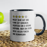 22Feels® Ehemann Geschenk zum Hochzeitstag, Valentinstag etc. - Tasse mit Spruch (Weiss-Schwarz, 320ml)-TwoTone Tasse Weiss-Schwarz 320ml-22Feels