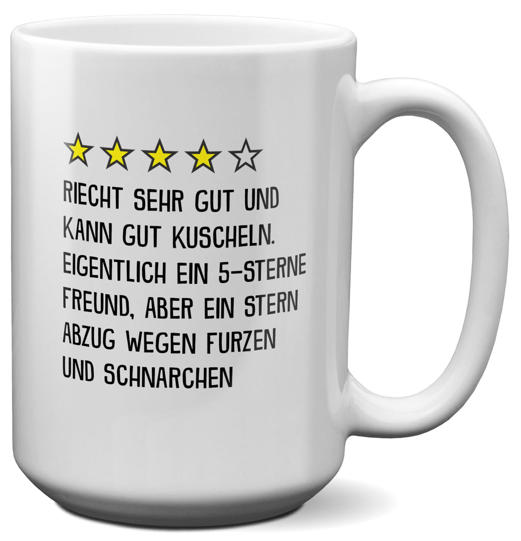 22Feels® Freund Geschenk zum Jahrestag, Valentinstag etc. - XL Tasse mit Spruch (Weiss, 440ml)-Weisse XL Tasse 440ml-22Feels
