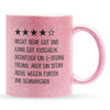 22Feels® Freund Geschenk zum Jahrestag, Valentinstag etc. - Glitzertasse mit Spruch (Pink, 320ml)-Glitzertasse Pink 320ml-22Feels