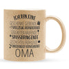 22Feels® Oma Geschenk - Glitzertasse mit Spruch (Gold, 320ml)-Glitzertasse Gold 320ml-22Feels