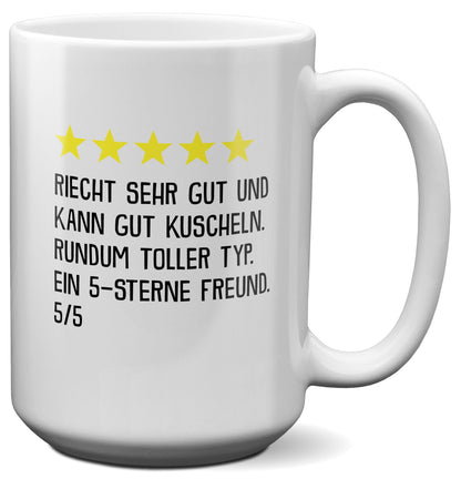22Feels® Freund Geschenk zum Jahrestag, Valentinstag etc. - XL Tasse mit Spruch (Weiss, 440ml)-Weisse XL Tasse 440ml-22Feels
