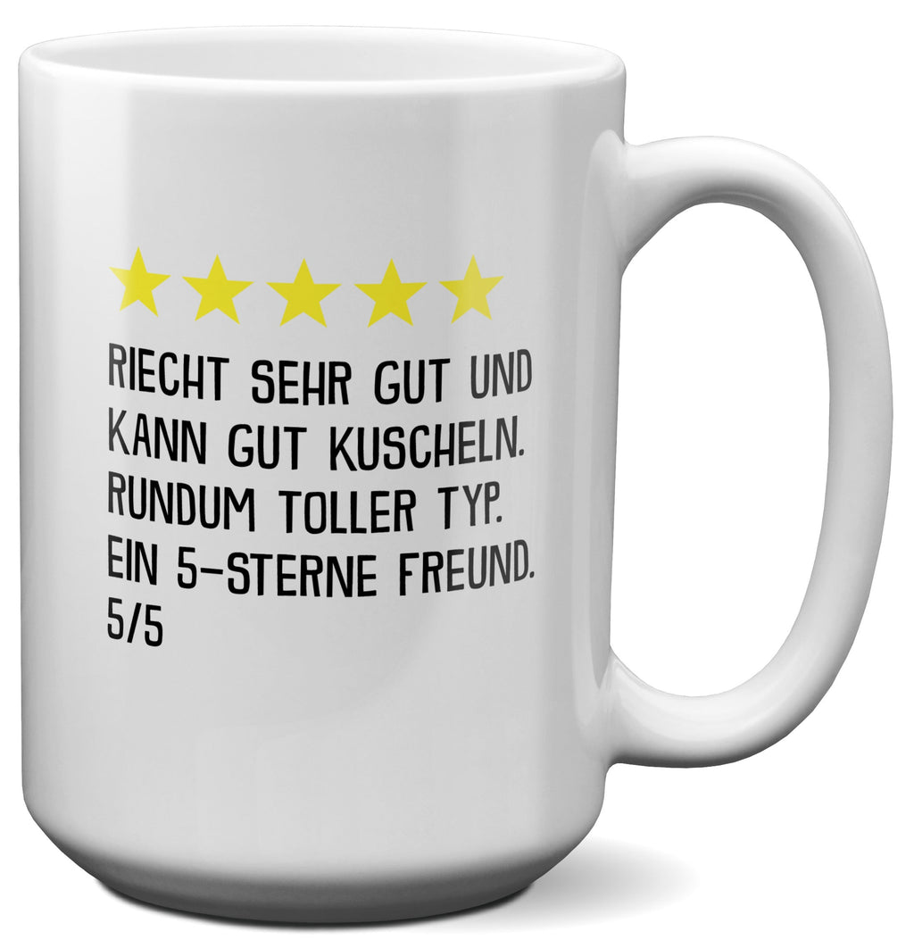 22Feels® Freund Geschenk zum Jahrestag, Valentinstag etc. - XL Tasse mit Spruch (Weiss, 440ml)-Weisse XL Tasse 440ml-22Feels