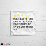 22Feels® Freund Geschenk zum Jahrestag, Valentinstag etc. - Kissen mit Spruch (Weiss 40x40cm)-Kissen Weiss 40x40-22Feels