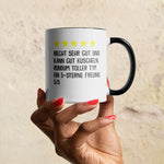22Feels® Freund Geschenk zum Jahrestag, Valentinstag etc. - Tasse mit Spruch (Weiss-Schwarz, 320ml)-TwoTone Tasse Weiss-Schwarz 320ml-22Feels