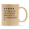 22Feels® Verlobter Geschenk - Glitzertasse mit Spruch (Gold, 320ml)-Glitzertasse Gold 320ml-22Feels