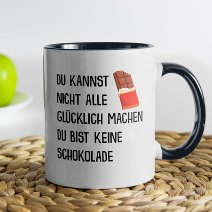 22Feels® Lustige Tasse mit Spruch: - Büro Geschenkidee (Weiss-Schwarz, 320ml)-TwoTone Tasse Weiss-Schwarz 320ml-22Feels