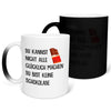 22Feels® Lustige Zaubertasse mit Spruch: - Büro Geschenkidee (Matt-Schwarz und Weiss, 320ml)-Farbwechsel Tasse Matt 320ml-22Feels