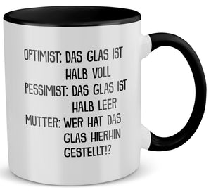 22Feels® Mama Geschenk - Tasse mit Spruch (Weiss-Schwarz, 320ml)-TwoTone Tasse Weiss-Schwarz 320ml-22Feels