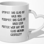 22Feels® Geschenk für Mamas - Tasse mit Spruch (Herzhenkel, Weiss, 320ml)-Tasse Weiss Herzhenkel 320ml-22Feels