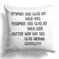 22Feels® Mama Geschenk - Kissen mit Spruch (Weiss 40x40cm)-Kissen Weiss 40x40-22Feels
