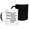 22Feels® Mama Geschenk - Zaubertasse mit Spruch (Matt-Schwarz und Weiss, 320ml)-Farbwechsel Tasse Matt 320ml-22Feels