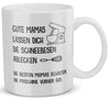 22Feels® Geschenk für Mamas - Tasse mit Spruch: Schneebesen Ablecken (Weiss, 320ml)-Weisse Tasse 320ml-22Feels