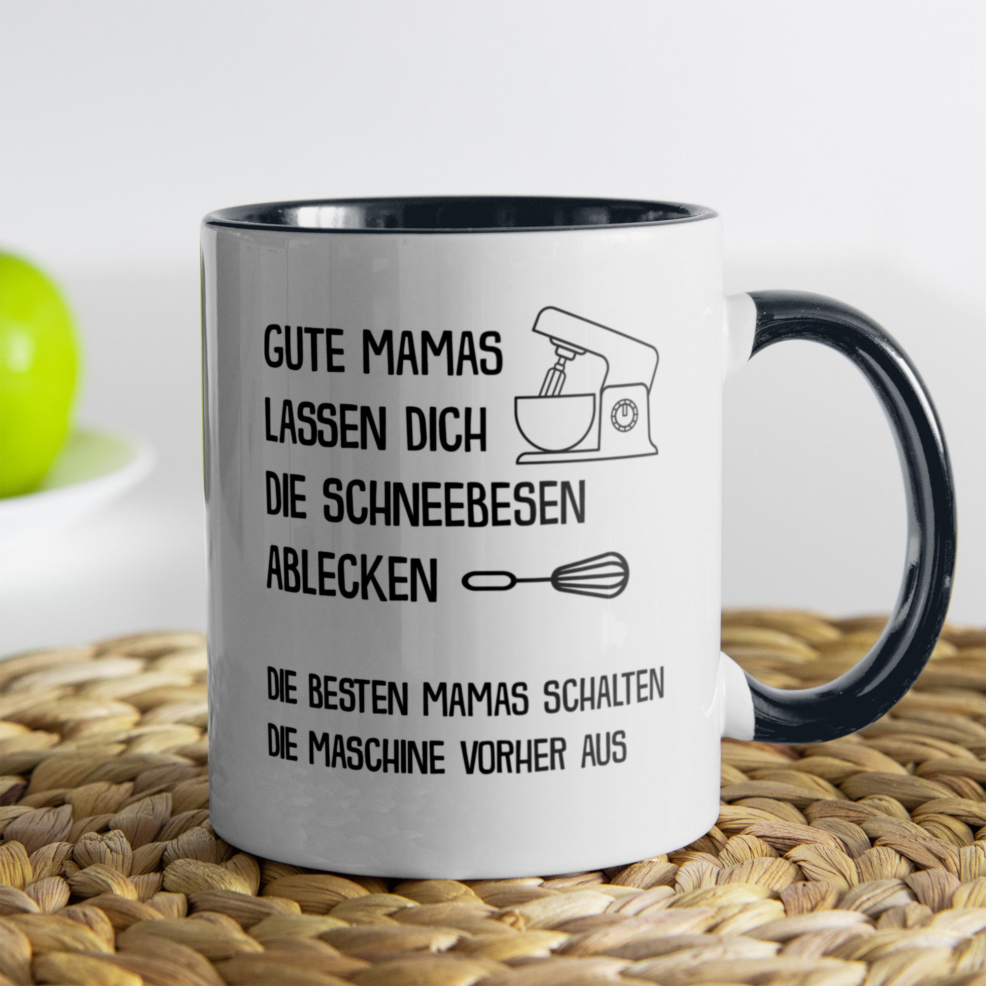 22Feels® Mama Geschenk - Tasse mit Spruch (Weiss-Schwarz, 320ml)-TwoTone Tasse Weiss-Schwarz 320ml-22Feels