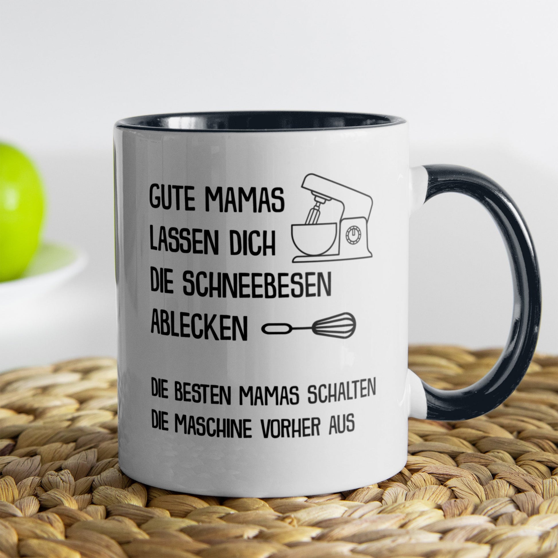 22Feels® Mama Geschenk - Tasse mit Spruch (Weiss-Schwarz, 320ml)-TwoTone Tasse Weiss-Schwarz 320ml-22Feels