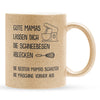 22Feels® Mama Geschenk - Glitzertasse mit Spruch (Gold, 320ml)-Glitzertasse Gold 320ml-22Feels