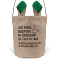 22Feels® Mama Osterkorb Mutter mit Henkel Ostergeschenk Tragetasche Ostern Deko Osternest Körbchen Hasenohren (Beige/Grün)-Ostern Tragetasche-22Feels