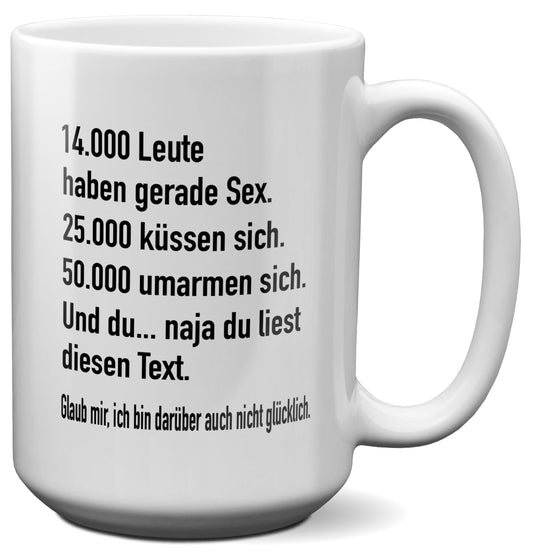 22Feels® Lustige XL Tasse mit Spruch: - Büro Geschenkidee (Weiss, 440ml)-Weisse XL Tasse 440ml-22Feels