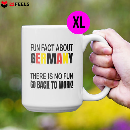 22Feels® Lustige XL Tasse mit Spruch: - Büro Geschenkidee (Weiss, 440ml)-Weisse XL Tasse 440ml-22Feels