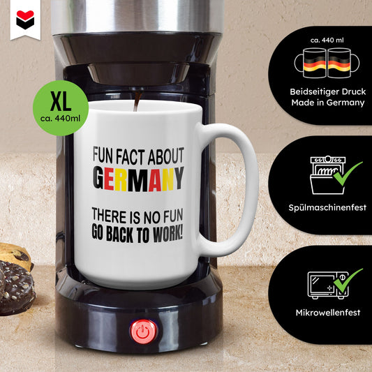 22Feels® Lustige XL Tasse mit Spruch: - Büro Geschenkidee (Weiss, 440ml)-Weisse XL Tasse 440ml-22Feels
