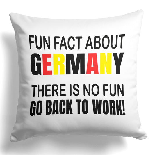 22Feels® Lustiges Kissen mit Spruch: - Büro Geschenkidee (Weiss 40x40cm)-Kissen Weiss 40x40-22Feels