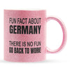 22Feels® Lustige Glitzertasse mit Spruch: - Büro Geschenkidee (Pink, 320ml)-Glitzertasse Pink 320ml-22Feels