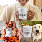 22Feels® Geschenk für Mama von Sohn - Tasse mit Spruch: Ich Bin Nicht Perfekt (Weiss, 320ml)-Weisse Tasse 320ml-22Feels