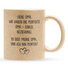 22Feels® Oma Geschenk von Enkel - Glitzertasse mit Spruch (Gold, 320ml)-Glitzertasse Gold 320ml-22Feels
