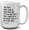 22Feels® Mama Geschenk von Sohn - XL Tasse mit Spruch: Danke (Weiss, 440ml)-Weisse XL Tasse 440ml-22Feels