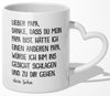 22Feels® Papa Geschenk von Sohn - Tasse mit Spruch (Herzhenkel, Weiss, 320ml)-Tasse Weiss Herzhenkel 320ml-22Feels