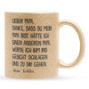 22Feels® Papa Geschenk von Tochter - Glitzertasse mit Spruch: Zirkus 'Papa' (Gold, 320ml)-Glitzertasse Gold 320ml-22Feels