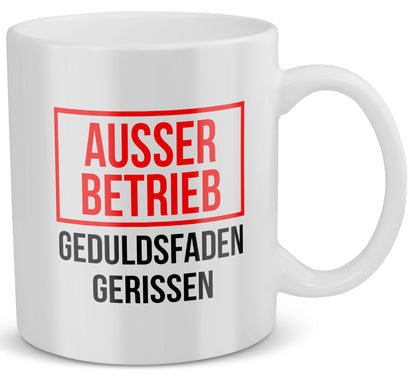 22Feels® Lustige Tasse mit Spruch: - Büro Geschenkidee (Weiss, 320ml)-Weisse Tasse 320ml-22Feels