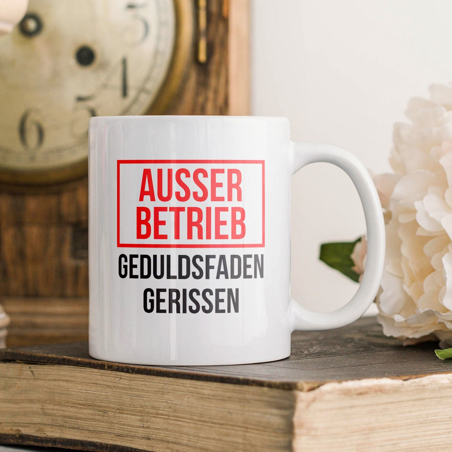 22Feels® Lustige Tasse mit Spruch: - Büro Geschenkidee (Weiss, 320ml)-Weisse Tasse 320ml-22Feels