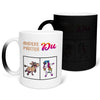 22Feels® Mama Geschenk - Zaubertasse mit Spruch: Andere Mütter Du (Einhorn) (Matt-Schwarz und Weiss, 320ml)-Farbwechsel Tasse Matt 320ml-22Feels
