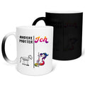 22Feels® Mama Geschenk - Zaubertasse mit Spruch: Andere Mütter Ich (Einhorn) (Matt-Schwarz und Weiss, 320ml)-Farbwechsel Tasse Matt 320ml-22Feels