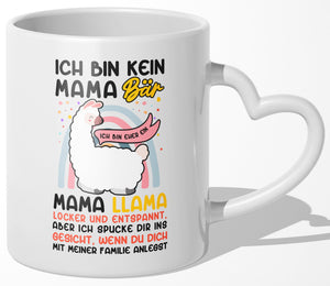 22Feels® Geschenk für Mamas - Tasse mit Spruch (Herzhenkel, Weiss, 320ml)-Tasse Weiss Herzhenkel 320ml-22Feels