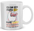 22Feels® Geschenk für Väter - Tasse mit Spruch: Kein Papa Bär, sondern Papa Llama (Weiss, 320ml)-Weisse Tasse 320ml-22Feels