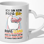 22Feels® Geschenk für Papas - Tasse mit Spruch (Herzhenkel, Weiss, 320ml)-Tasse Weiss Herzhenkel 320ml-22Feels