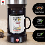 22Feels® Papa Geschenk - Tasse mit Spruch: Kein Bär sondern Llama (Weiss-Schwarz, 320ml)-TwoTone Tasse Weiss-Schwarz 320ml-22Feels