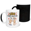 22Feels® Paar Geschenk zum Jahrestag, Hochzeitstag, Valentinstag etc. - Zaubertasse mit Spruch: Liebe kennt kein Alter (Matt-Schwarz und Weiss, 320ml)-Farbwechsel Tasse Matt 320ml-22Feels