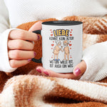 22Feels® Paar Geschenk zum Jahrestag, Hochzeitstag, Valentinstag etc. - Tasse mit Spruch: Liebe kennt kein Alter (Weiss-Schwarz, 320ml)-TwoTone Tasse Weiss-Schwarz 320ml-22Feels