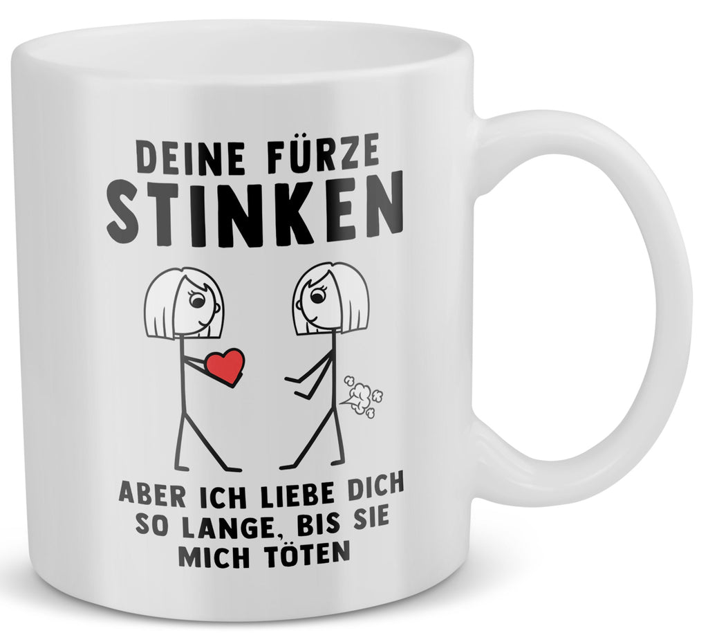 22Feels® Geschenk für lesbische Frauen - Tasse mit Spruch (Weiss, 320ml)-Weisse Tasse 320ml-22Feels