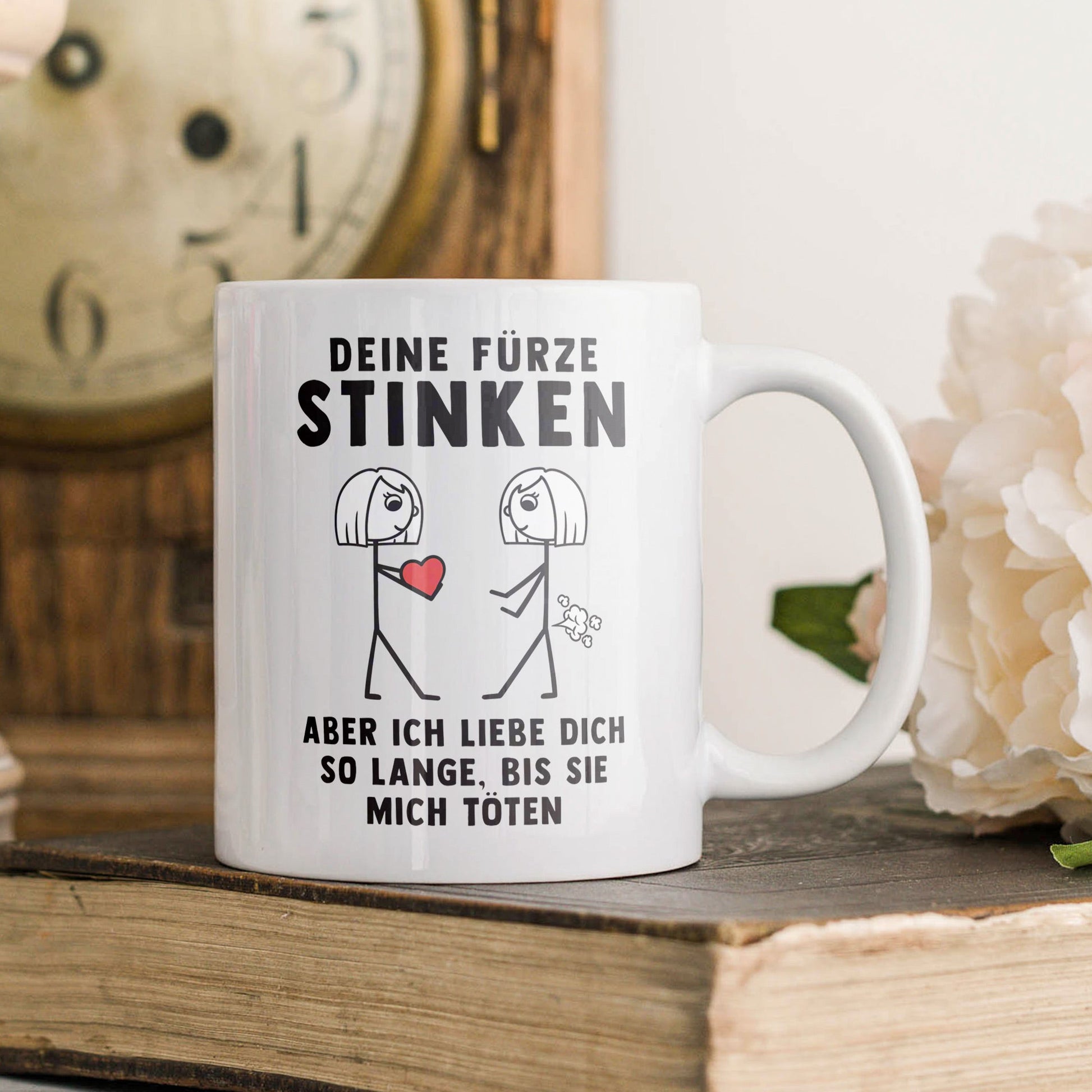 22Feels® Geschenk für lesbische Frauen - Tasse mit Spruch (Weiss, 320ml)-Weisse Tasse 320ml-22Feels
