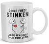 22Feels® Geschenk für lesbische Frauen - Tasse mit Spruch (Weiss, 320ml)-Weisse Tasse 320ml-22Feels