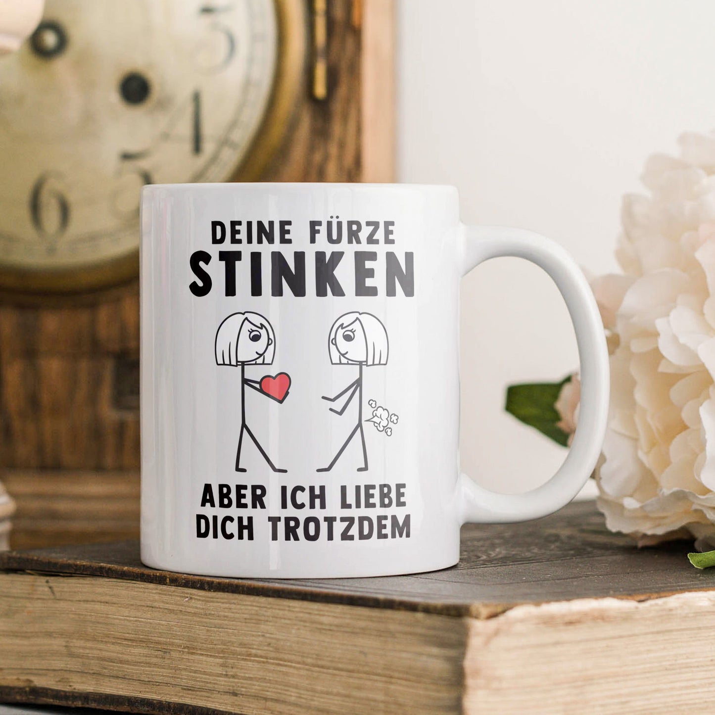 22Feels® Geschenk für lesbische Frauen - Tasse mit Spruch (Weiss, 320ml)-Weisse Tasse 320ml-22Feels