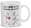 22Feels® Geschenk für lesbische Frauen - Tasse mit Spruch (Weiss, 320ml)-Weisse Tasse 320ml-22Feels